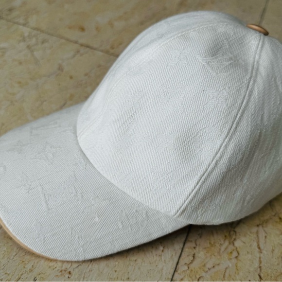 Louis Vuitton Women's LV Cream Baseball Cap - Picture 2 of 7